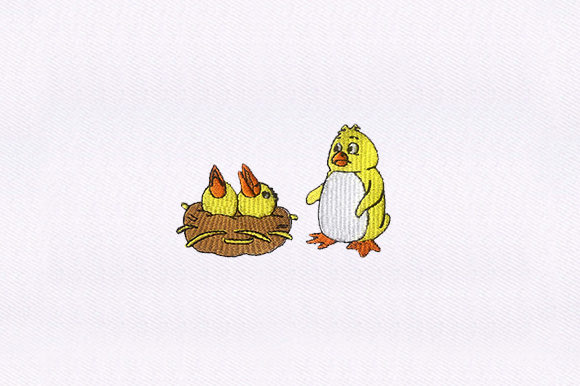 Bird Baby Chicks Embroidery Design Review