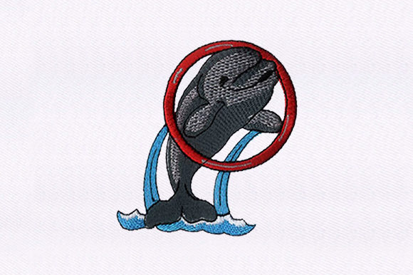 Dolphin Showcasing Embroidery Review