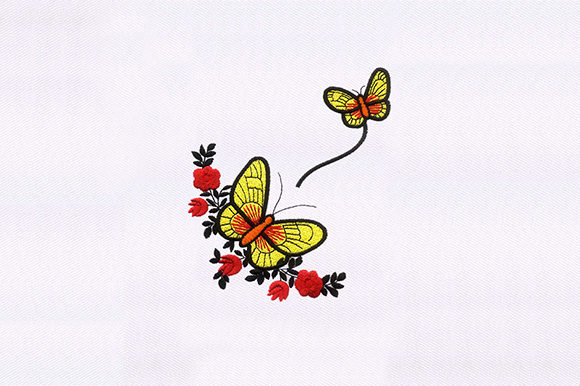 Fluttering Butterflies Embroidery Design Review