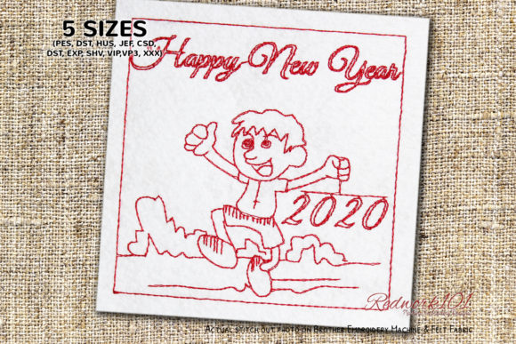 Happy Boy New Year Embroidery Review
