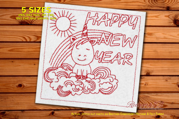 Unicorn on Cloud Happy New Year Design Review